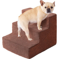 Pet Stairs Dog Ramp Washable Sponge Pet Ladder for Small to Large Dogs and Cats Multi-Layer Pet Steps for Beds and Sofas