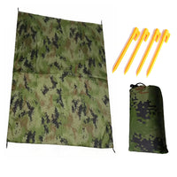 Outdoor Camping Mini Ground Tarp Waterproof Sunshade Tent Mat Moisture-proof Picnic Blanket