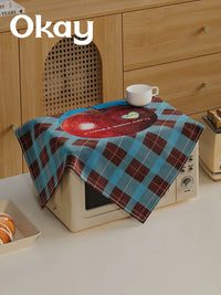 Coconut Pattern Microwave Oven Dust Cover for Air Fryer and Small Appliances