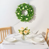 Artificial Daisy Wreath for Autumn & Holiday Decor