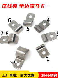 Stainless Steel Cable Clamp for Pipes and Wires