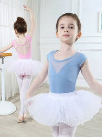 Girls' Ballet Dance Skirt Layered Tulle Tutu for Practice and Performance