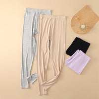 Women's Modal Thermal Leggings Thin Base Layer Pants for Autumn/Winter