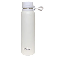 Minimalist Large Capacity Insulated Water Bottle with Tea Infuser for Men and Women, Stainless Steel Portable Travel Mug for Students and Sports