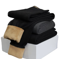 Men's Thermal Fleece Lined Base Layer Pants High Waist Warm Leggings