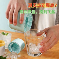 Creative Food-Grade Silicone Ice Ball Maker Squeeze Ice Cup Mold