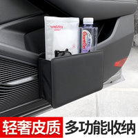 Foldable Car Trash Can & Storage Box for Seat Back or Door