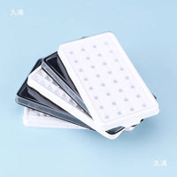 Jewelry Display Tray with Lid, Transparent Gemstone Storage Box for Loose Diamonds and Precious Stones