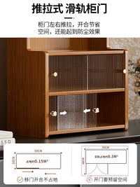 Desktop Stackable Cup Storage Rack with Pull-Out Trays for Tea Cups and Coffee Mugs