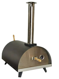 21-inch Outdoor Charcoal Pizza Oven and BBQ Grill Combo for Patio Camping Picnics, Thickened Rust-proof High-Temperature Resistant