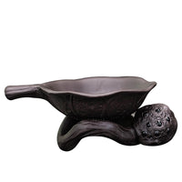 Creative Zisha Ceramic Tea Infuser and Filter Set for Kung Fu Tea Ceremony