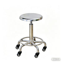 Pneumatic Lift Swivel Stool with Wheels for Medical, Lab, and Office Use
