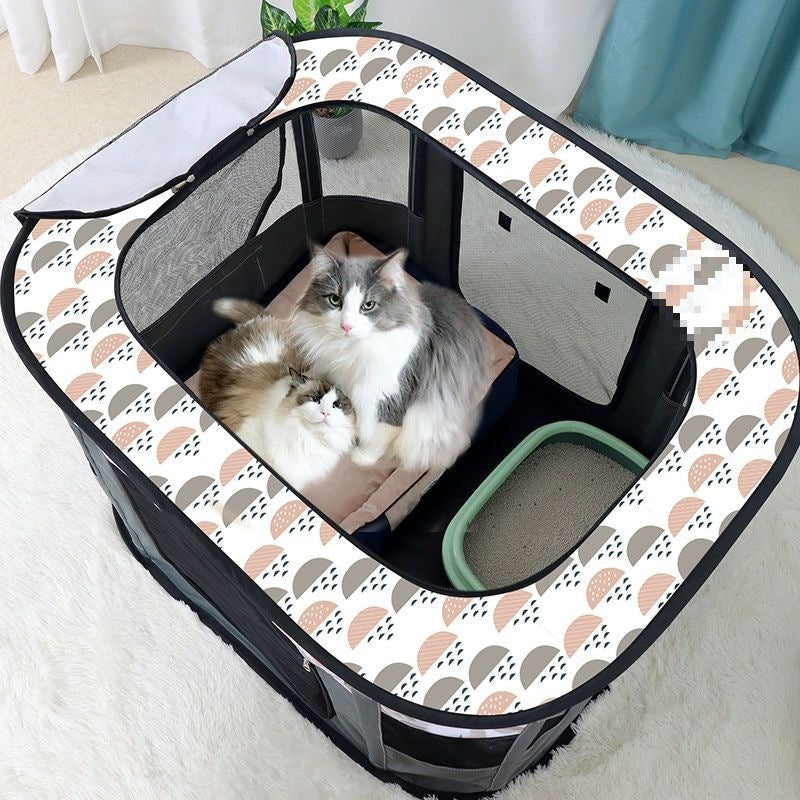 Pet Birthing Tent Enclosed Whelping Box for Cats and Dogs