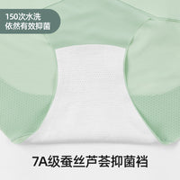 Women's Ice Silk Tummy Control Panties with 7A Antibacterial, Seamless, High-Waist Body Shaper