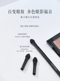 Portable Sponge-Tip Eyeshadow Brush with Replaceable Refills for Beginners