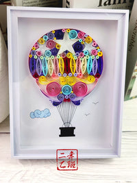 Quilling Art DIY Material Kit with Tools for Chinese Style Craft Projects