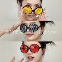 Honeycomb Bee Novelty Glasses for Parties and Costumes