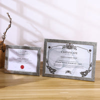 Premium A4/A3 Certificate Photo Frame for Awards and Diplomas, Gold/Silver Display Frame
