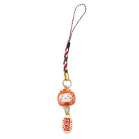 Lucky Cat Ceramic Keychain with Lanyard for Bags and Phones
