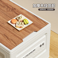 Foldable Outdoor Camping Storage Box with Large Capacity for Picnic and Car Trunk Organization