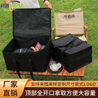 Outdoor Camping Picnic Storage Bag Waterproof Multi-functional Large Capacity for Cassette Stove Gas Tank Cookware