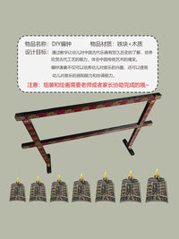 Chinese Chime Bells DIY Craft Kit for Kids - Playable Musical Instrument Toy