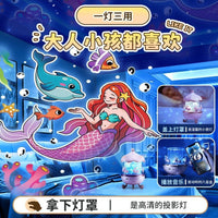 Wanhu Rotating Princess House Night Light Projector for Girls, Eye-Caring LED Lamp with Music Box Function