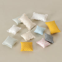 1:12 Dollhouse Miniature Pillow Cushion Model for Home Decor
