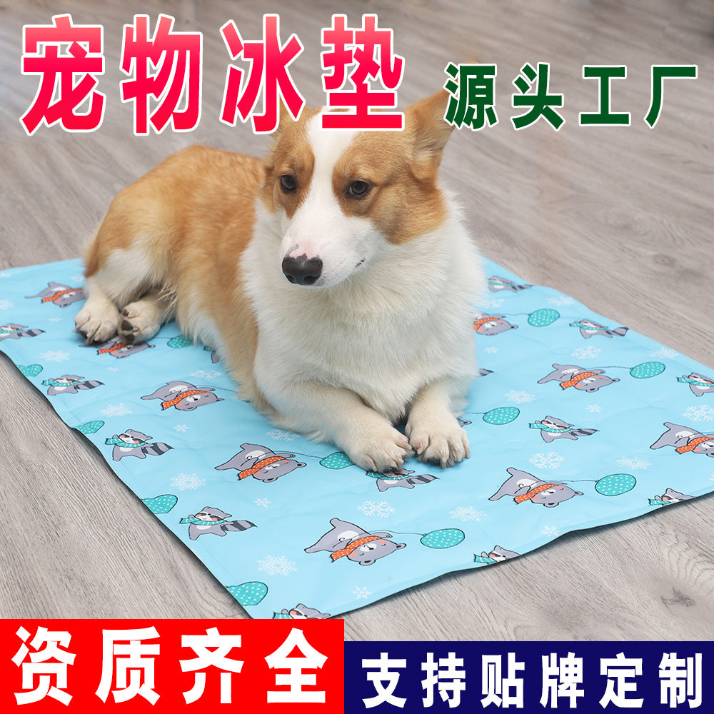Pet Cooling Gel Mat for Dogs and Cats, Self-Cooling Pad for Summer Relief, Easy to Clean