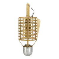 European Style Fishing Bait Cage Feeder with Lead Sinker for Carp Fishing