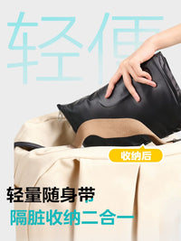 Inflatable Footrest Leg Pillow for Travel, Office, Car, and Airplane