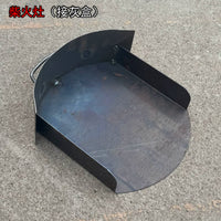 Outdoor Wood Burning Stove with Ash Catcher for Heating and BBQ