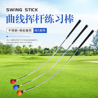 Golf Swing Trainer Aid for Beginners - Release Head Practice Stick