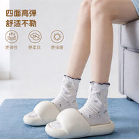 Women's Thin Cotton Breathable Loose Sleep Socks for Summer - Maternity Friendly