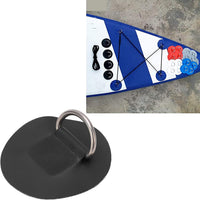 Surfboard Paddleboard Storage Bungee Safety Rope Buckle 6.5cm Single-Sided D-Ring Patch PVC Accessory