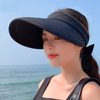 Women's Adjustable Sun Visor Hat for Outdoor Sports and Cycling