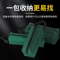 Portable Waterproof Canvas Tool Bag for Electricians and Repairs