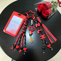 Zhang Linghe Fan Support Bag Charm Phone Chain Keychain with Photos