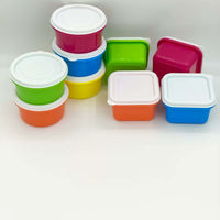 Mini Lidded Food Storage Containers for Baby Food, Candy, and Snacks - Freezer Safe and Airtight