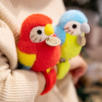Cute Parrot Series Plush Toy Shoulder Stand Bird Tree Nest Doll Hand Slap Circle Bag Pendant