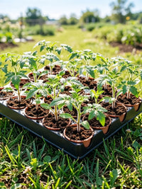 20-Cell Seedling Starter Trays with Drainage Holes for Garden Plant Propagation