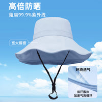 Women's Summer UV Protection Bucket Hat with Wide Brim, Foldable Sun Hat