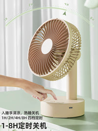 Joybird 2026 USB Rechargeable Oscillating Desk Fan with Timer and Adjustable Head for Home Office Dorm