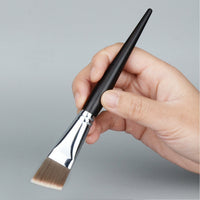 Angled Foundation Brush for Seamless Makeup Application - Ultra-Thin Soft Bristle