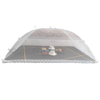 Foldable Rectangular Food Cover Tent for Dining Table, Reusable Mesh Screen Food Protector