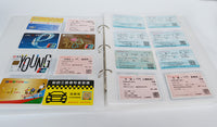 Multi-functional Ticket and Photo Album for Collectibles and Memorabilia