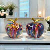 Resin Apple Ornament for Home Decor, Entryway, Shelves, New Home Decoration, Christmas Gift