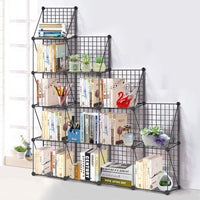 Multi-layer Iron Art Storage Rack Desktop Bookshelf Office Organizer Shelf