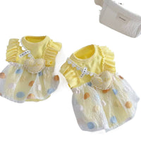 Lightweight Pet Bubble Dress for Small Dogs and Cats, Summer Home Wear