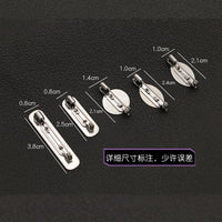 DIY Brooch Pin with Tray, 304 Stainless Steel, Non-rusting, for Jewelry Making